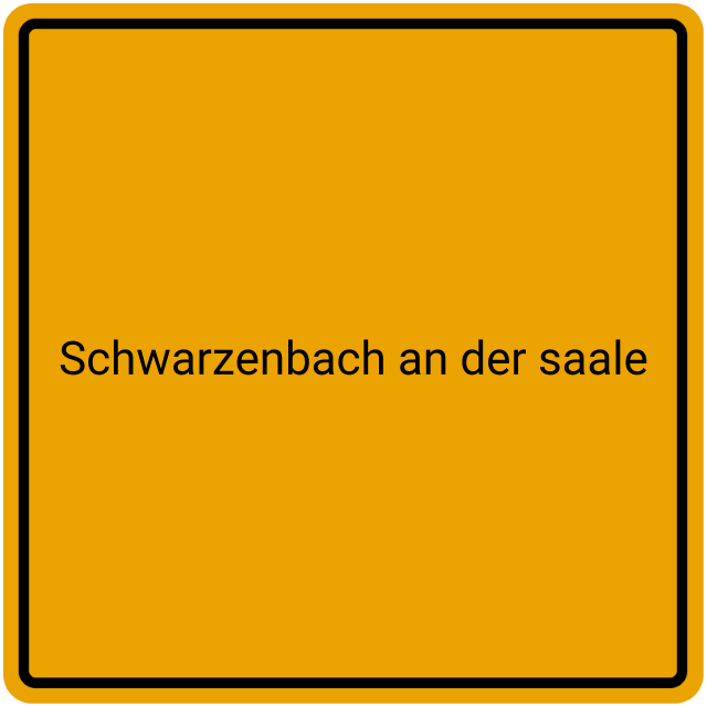 Meldebestätigung Schwarzenbach an der Saale